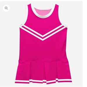Cheerleader Dress hot pink & white  (NWOT)